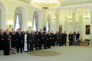 Ceremonia odbyła się w Sali Kolumnowej Pałacu Prezydenckiego